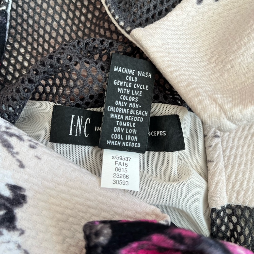 INC International Concepts Floral Midi Dress - Picture 11 of 11